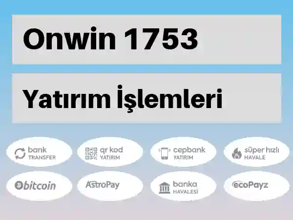 Onwin Mobil Para yatırma ve çekme 1753